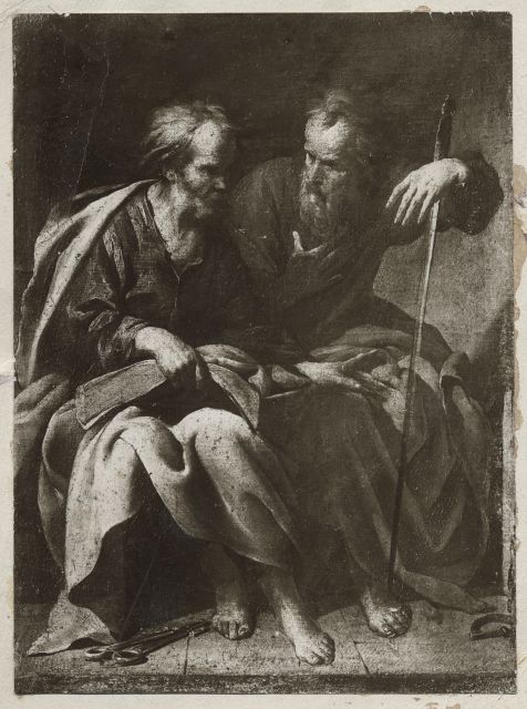 Anonimo — Cavallino Bernardo - sec. XVII - San Pietro e san Paolo — insieme
